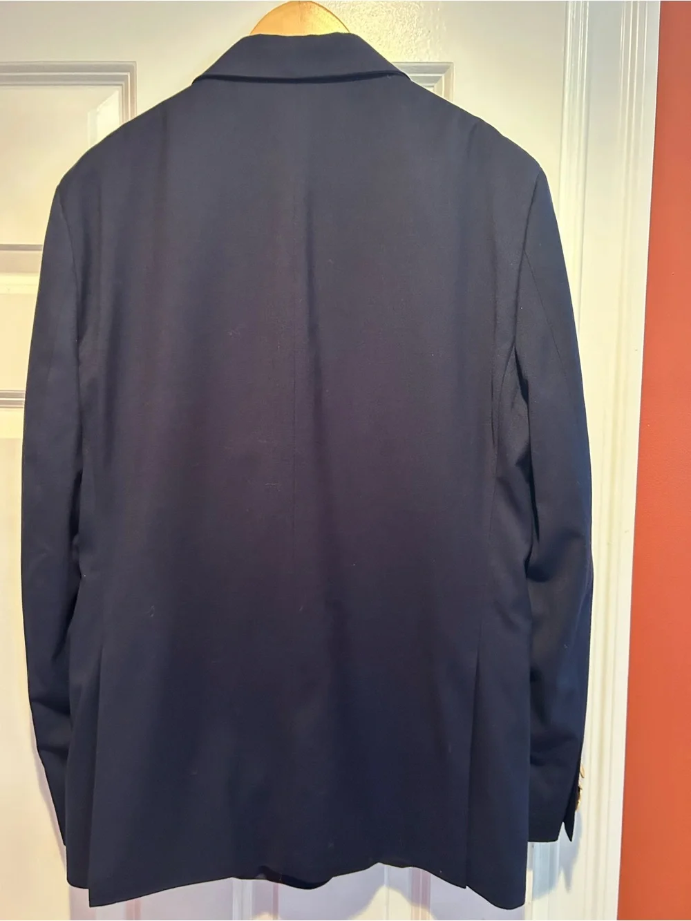 Tommy Hilfiger Men's Modern-Fit Solid Navy Blazer- size 40R